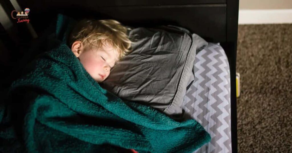 How much sleep does the child require?
